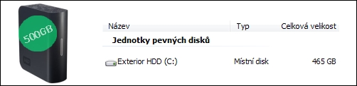 pevny disk 500GB