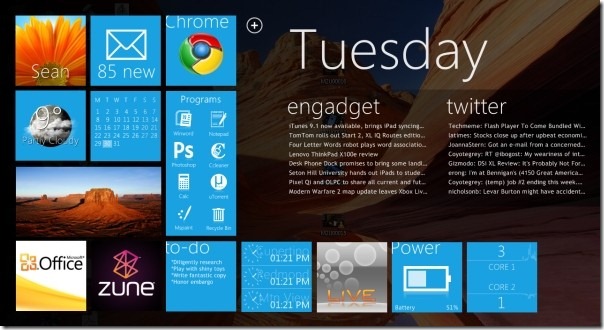 Windows 8 GUI