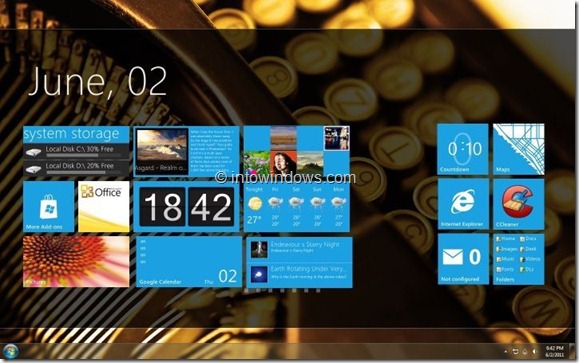 Windows 8 GUI