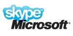Skype a Microsoft logo
