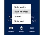 hibernace ve windows 8