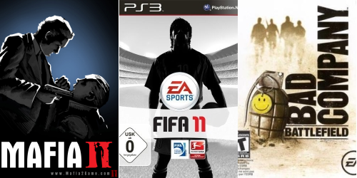 Nejprodávanějšími tituly v česku byly mafia ii, battlefield: bad company a fifa 11.