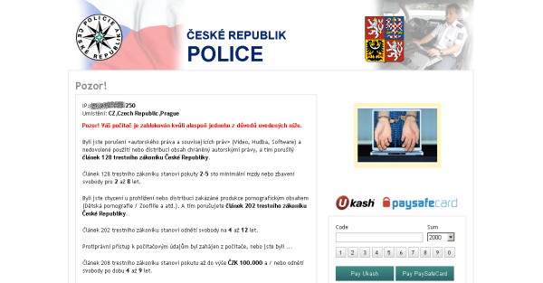 virus Policie České republiky