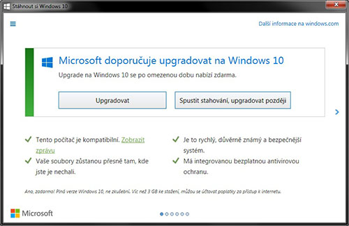 Windows 10 upgrade alert